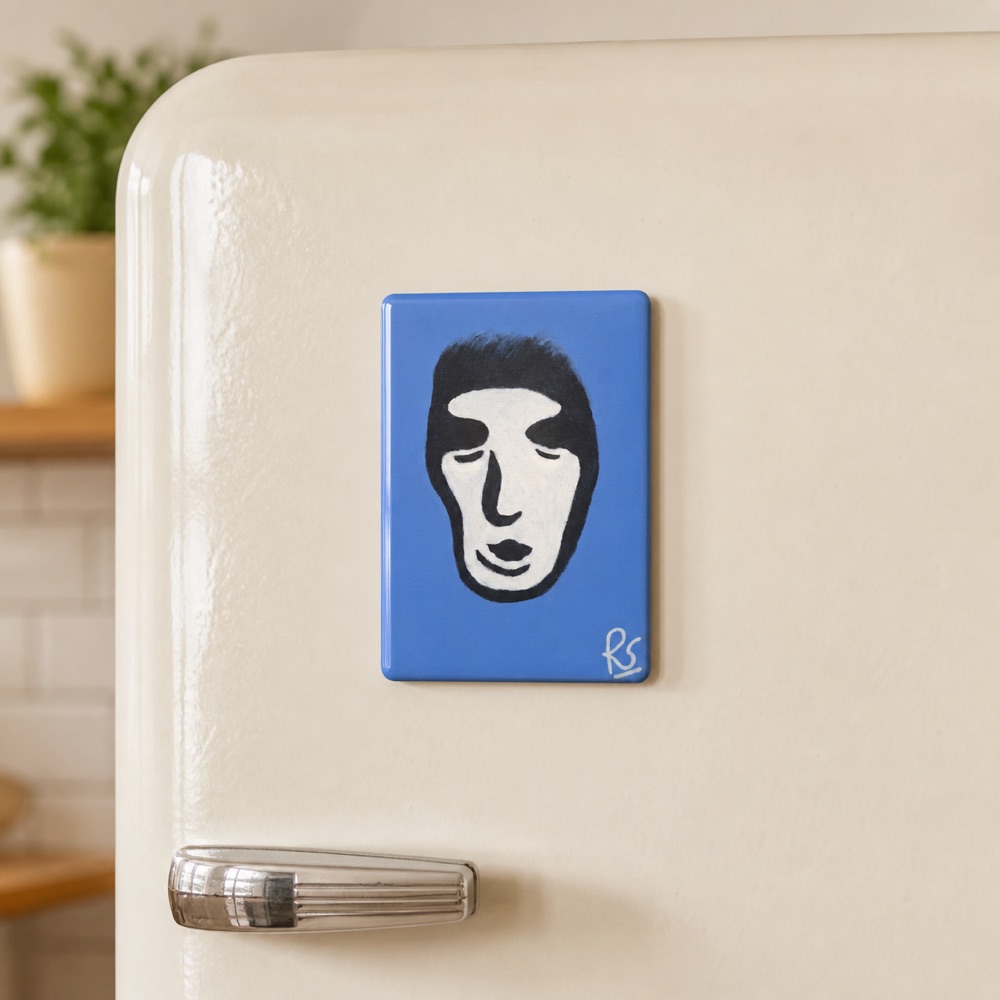Fridge magnet printed with At My Limit artwork