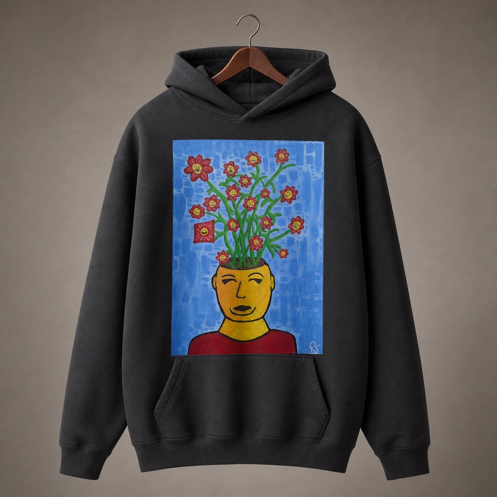 Hoodie printed with Beyond Labels artwork