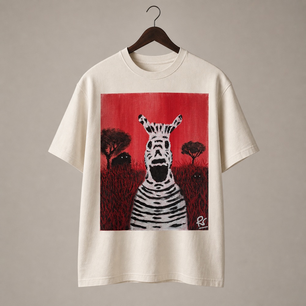 T-shirt printed with It Lurks artwork